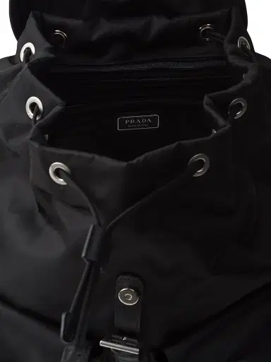 Prada Men's Re-Nylon Backpack - Black | Thumbnail 4