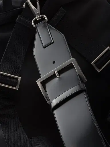 Prada Men's Re-Nylon Backpack - Black | Thumbnail 5