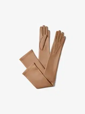 Michael Kors Collection Leather Opera Gloves in Black | Thumbnail 2 Michael Kors Collection Leather Opera Gloves in Black | Thumbnail 2