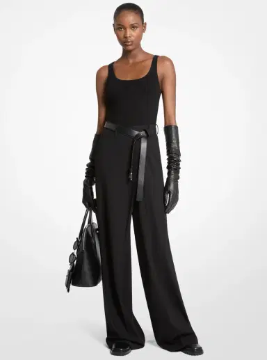 Michael Kors Collection Leather Opera Gloves in Black | Thumbnail 9 Michael Kors Collection Leather Opera Gloves in Black | Thumbnail 9