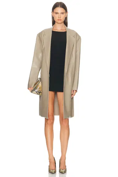 Norma Kamali Oversized Double Breasted Jacket | Thumbnail 1 Norma Kamali Oversized Double Breasted Jacket | Thumbnail 1