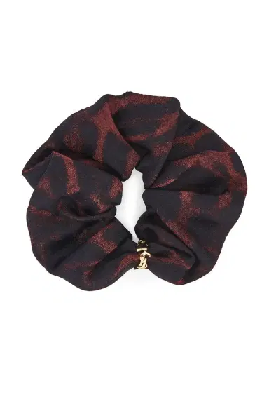 Saint Laurent Silk Scrunchie | Thumbnail 3 Saint Laurent Silk Scrunchie | Thumbnail 3