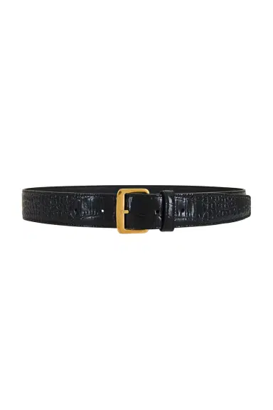 Saint Laurent Croc Embossed Belt | Thumbnail 1 Saint Laurent Croc Embossed Belt | Thumbnail 1