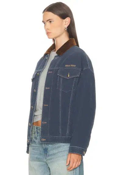 Miu Miu Button Up Jacket | Thumbnail 2 Miu Miu Button Up Jacket | Thumbnail 2