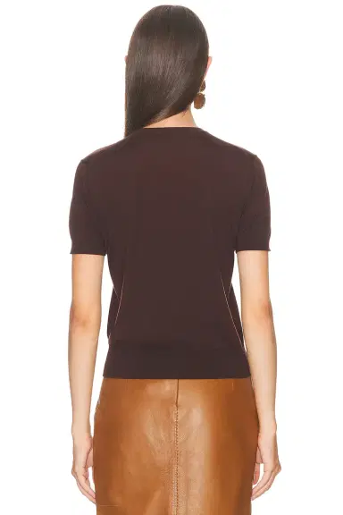 Saint Laurent Short Sleeve Sweater | Thumbnail 3 Saint Laurent Short Sleeve Sweater | Thumbnail 3