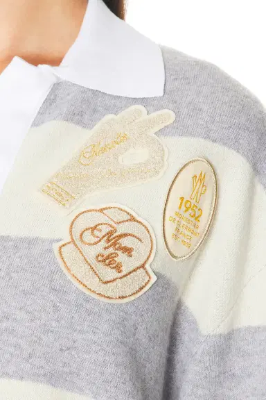 Moncler Long Sleeve Polo Sweater | Thumbnail 5
