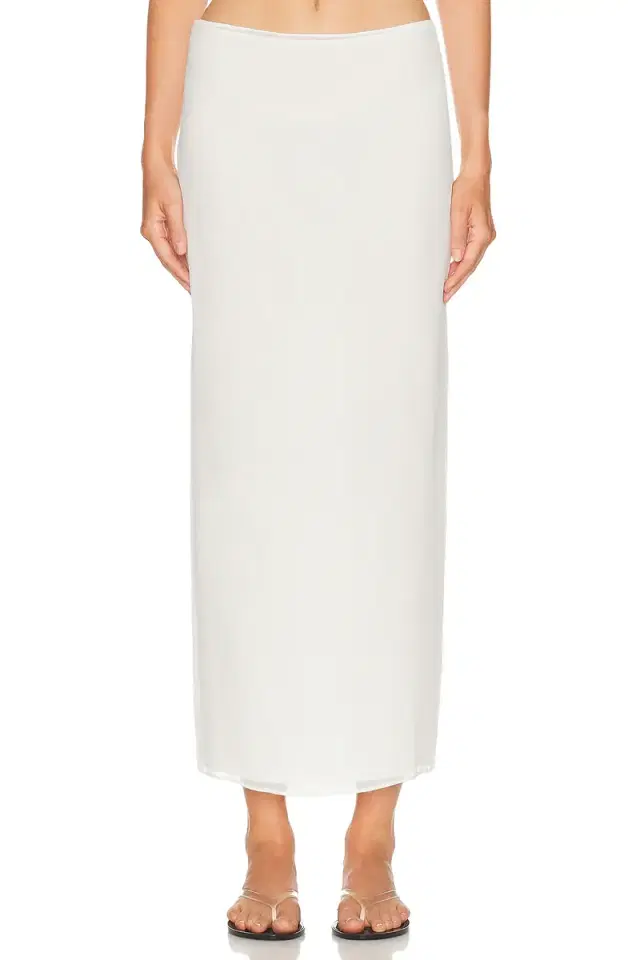 WARDROBE.NYC Layered Column Skirt