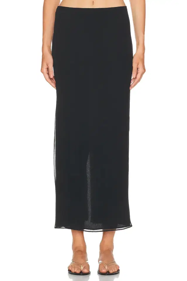 WARDROBE.NYC Layered Column Skirt