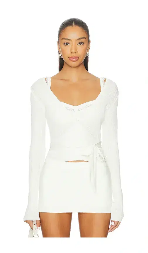 MORE TO COME Calico Knit Top