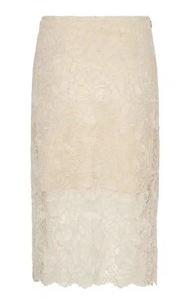 ROTATE Lace Midi Pencil Skirt | Thumbnail 3