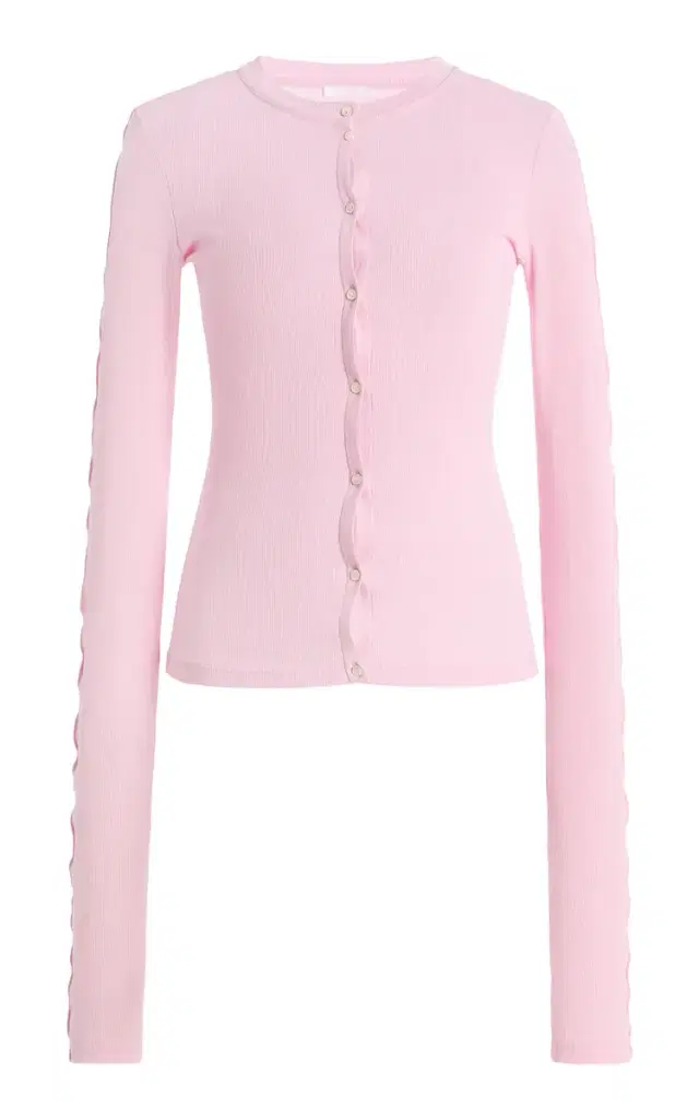 BIRROT Line Cotton Cardigan
