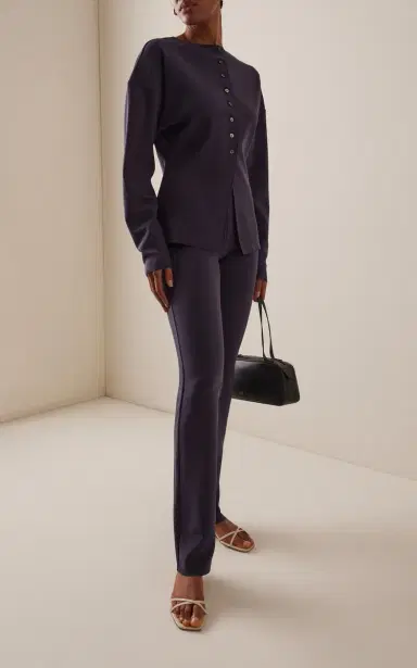 BIRROT Lay2 Slim Crepe Trousers | Thumbnail 2 BIRROT Lay2 Slim Crepe Trousers | Thumbnail 2