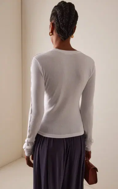 BIRROT Line Cotton Cardigan | Thumbnail 4