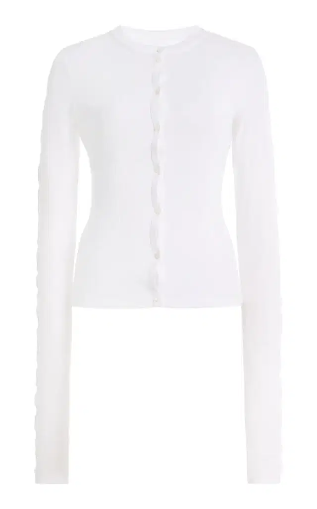BIRROT Line Cotton Cardigan