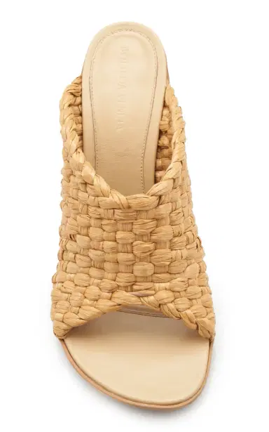Bottega Veneta Atomic Intrecciato Raffia Sandals | Thumbnail 3 Bottega Veneta Atomic Intrecciato Raffia Sandals | Thumbnail 3