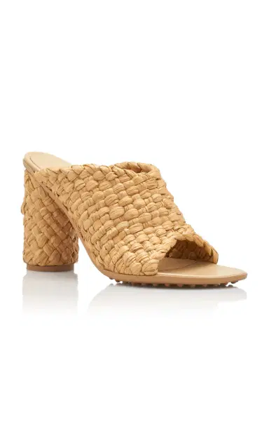 Bottega Veneta Atomic Intrecciato Raffia Sandals | Thumbnail 5 Bottega Veneta Atomic Intrecciato Raffia Sandals | Thumbnail 5