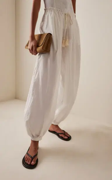 The Garment Bazaar Wide-Leg Cotton Pants | Thumbnail 3 The Garment Bazaar Wide-Leg Cotton Pants | Thumbnail 3