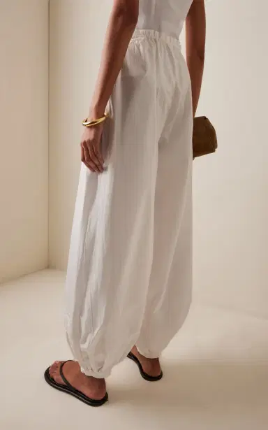 The Garment Bazaar Wide-Leg Cotton Pants | Thumbnail 4 The Garment Bazaar Wide-Leg Cotton Pants | Thumbnail 4