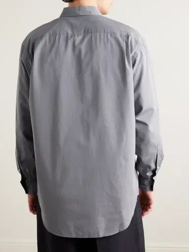 A.PRESSE Cotton and Silk-Blend Shirt - Men | Thumbnail 3 A.PRESSE Cotton and Silk-Blend Shirt - Men | Thumbnail 3
