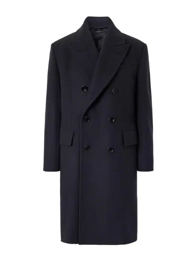 Double-Breasted Wool Overcoat - Men