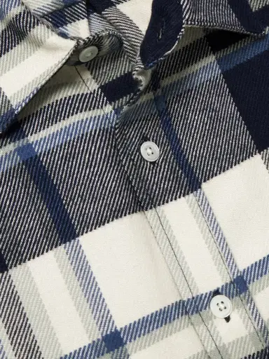Portuguese Flannel Beck Checked Organic Cotton Shirt - Men | Thumbnail 5 Portuguese Flannel Beck Checked Organic Cotton Shirt - Men | Thumbnail 5