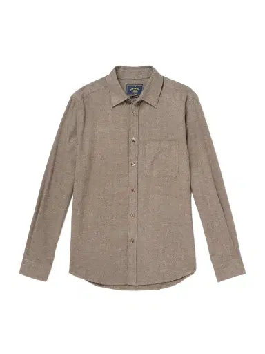 Portuguese Flannel Espiga Herringbone Cotton-Flannel Shirt - Men | Thumbnail 1 Portuguese Flannel Espiga Herringbone Cotton-Flannel Shirt - Men | Thumbnail 1
