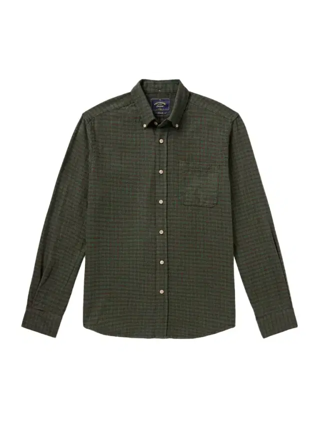 Lago Button-Down Collar Checked Cotton-Flannel Shirt - Men