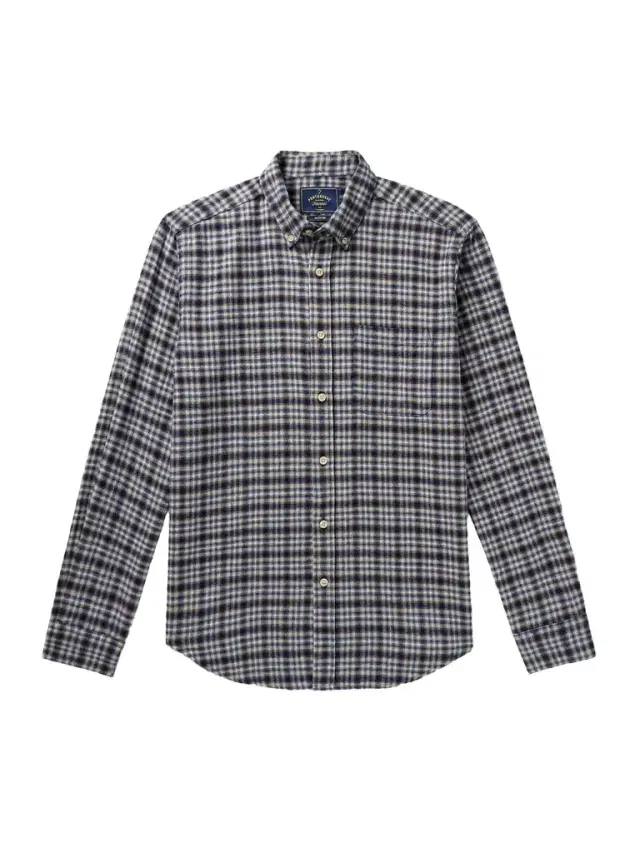 Portuguese Flannel Vouga Button-Down Collar Checked Organic Cotton-Flannel Shirt - Men
