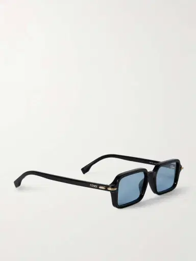 FENDI EYEWEAR Selleria Rectangle-frame Acetate Sunglasses | Thumbnail 3 FENDI EYEWEAR Selleria Rectangle-frame Acetate Sunglasses | Thumbnail 3