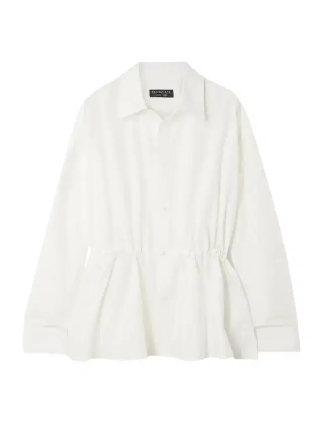 Hourglass Gathered Cotton-poplin Shirt Hourglass Gathered Cotton-poplin Shirt