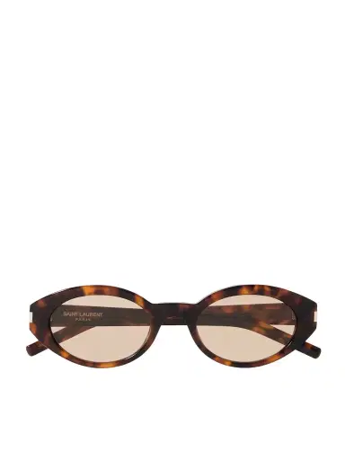Saint Laurent Eyewear Oval-frame Tortoiseshell Acetate Sunglasses | Thumbnail 1