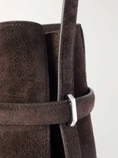 TOTEME Belted Suede Tote | Thumbnail 4