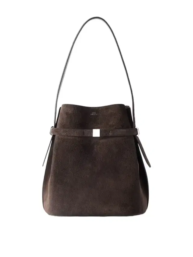 Belted Suede Tote