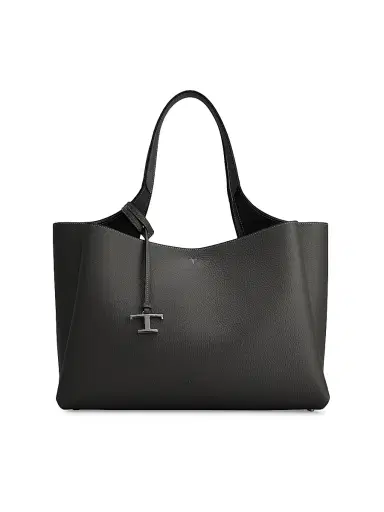 Tod's Women's Medium Logo Leather Tote Bag | Thumbnail 1