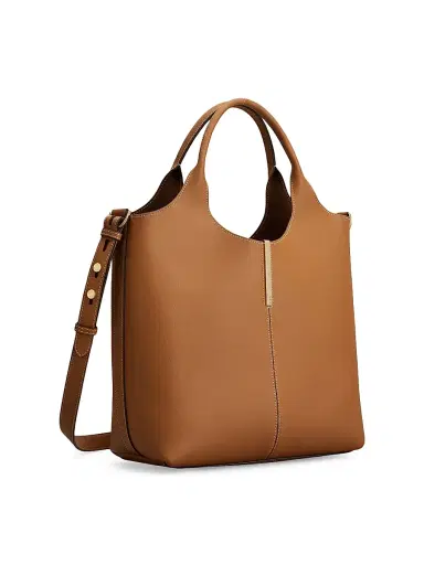 Tod's Women's Small Leather Tote Bag - Kenia Cacao | Thumbnail 3 Tod's Women's Small Leather Tote Bag - Kenia Cacao | Thumbnail 3