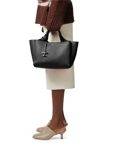 Tod's Women's Mini Logo Leather Top Handle Bag | Thumbnail 2