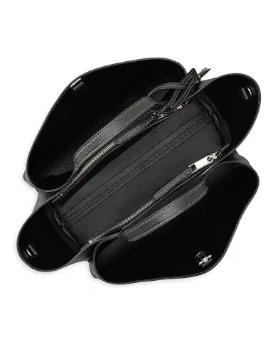Tod's Women's Mini Logo Leather Top Handle Bag | Thumbnail 3