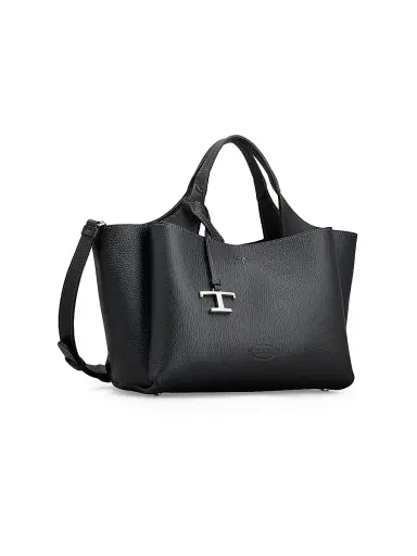 Tod's Women's Mini Logo Leather Top Handle Bag | Thumbnail 4