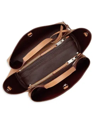 Tod's Women's Mini Logo Leather Top Handle Bag | Thumbnail 3
