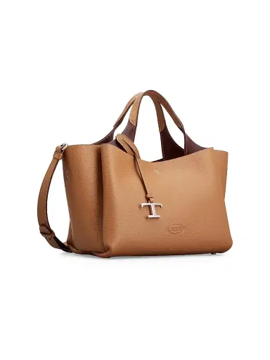 Tod's Women's Mini Logo Leather Top Handle Bag | Thumbnail 4