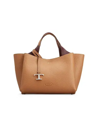 Tod's Women's Mini Logo Leather Top Handle Bag | Thumbnail 1