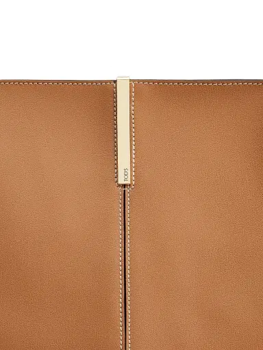 Tod's Women's Leather Shopper Tote Bag - Kenia Cacao | Thumbnail 7 Tod's Women's Leather Shopper Tote Bag - Kenia Cacao | Thumbnail 7