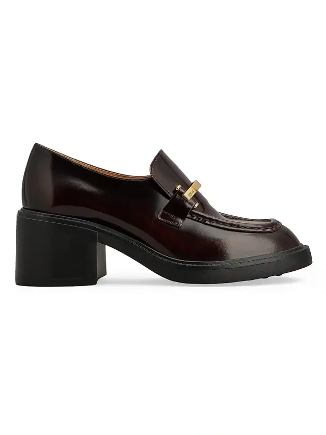 Tod's Women's Gomma 60MM Leather Loafers - Mosto
