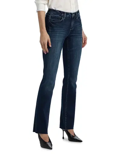 L'Agence Women's Sneeki Sneaker Low-Rise Straight-Leg Jeans - Columbia - Size 31 | Thumbnail 4 L'Agence Women's Sneeki Sneaker Low-Rise Straight-Leg Jeans - Columbia - Size 31 | Thumbnail 4