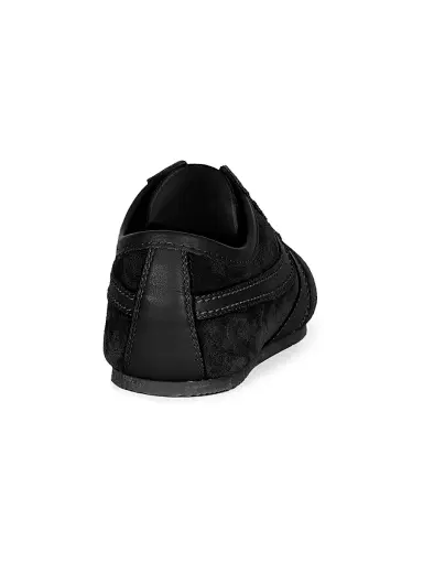 Dries Van Noten Women's Suede Leather-Trimmed Sneakers - Black - Size 11 | Thumbnail 3