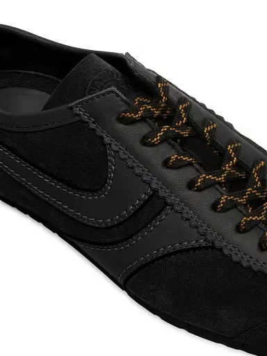 Dries Van Noten Women's Suede Leather-Trimmed Sneakers - Black - Size 11 | Thumbnail 4