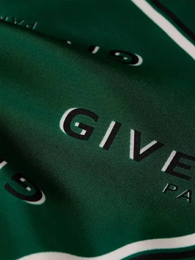 Givenchy Women's Shadow Square in Silk - Emerald Green | Thumbnail 2 Givenchy Women's Shadow Square in Silk - Emerald Green | Thumbnail 2