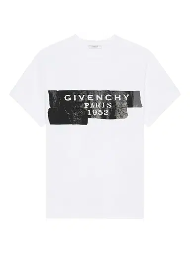 Givenchy Women's T-Shirt in Cotton with  Tape - White | Thumbnail 1