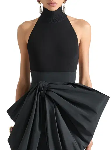 Givenchy Women's Knitted Top with Open Back - Black | Thumbnail 2 Givenchy Women's Knitted Top with Open Back - Black | Thumbnail 2