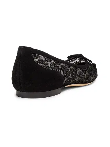 Manolo Blahnik Women's Cap-Toe Ballerina Flats - Black - Size 11 | Thumbnail 3 Manolo Blahnik Women's Cap-Toe Ballerina Flats - Black - Size 11 | Thumbnail 3